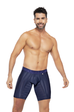 BOXER MICROFIBRA DESAGUJADO MALLA AZUL OSCURO