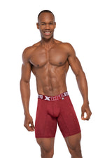 BOXERCLÁSICO LARGO MICROFIBRA NAIPE VINO