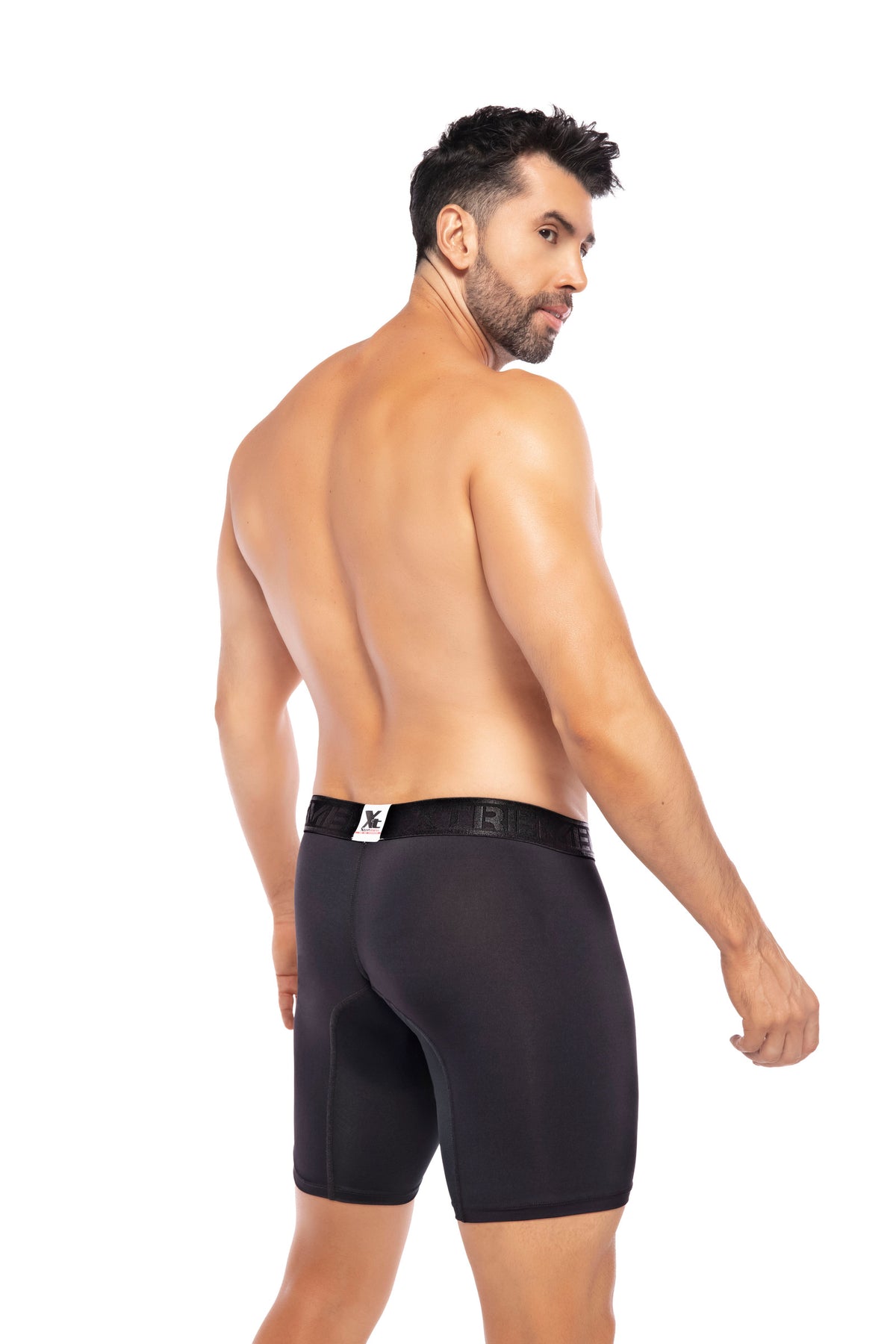 BOXER CLASICO LARGO NYLON NEGRO