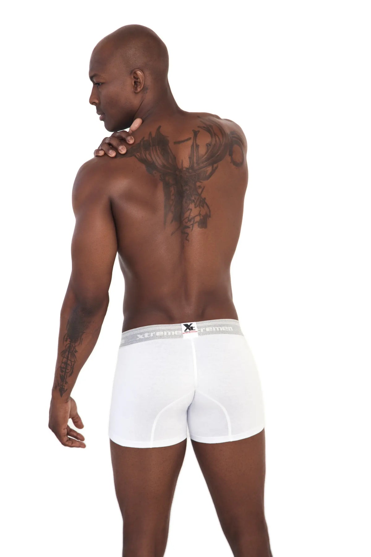 BOXER CLASICO ALGODÓN FONDO ENTERO BLANCO