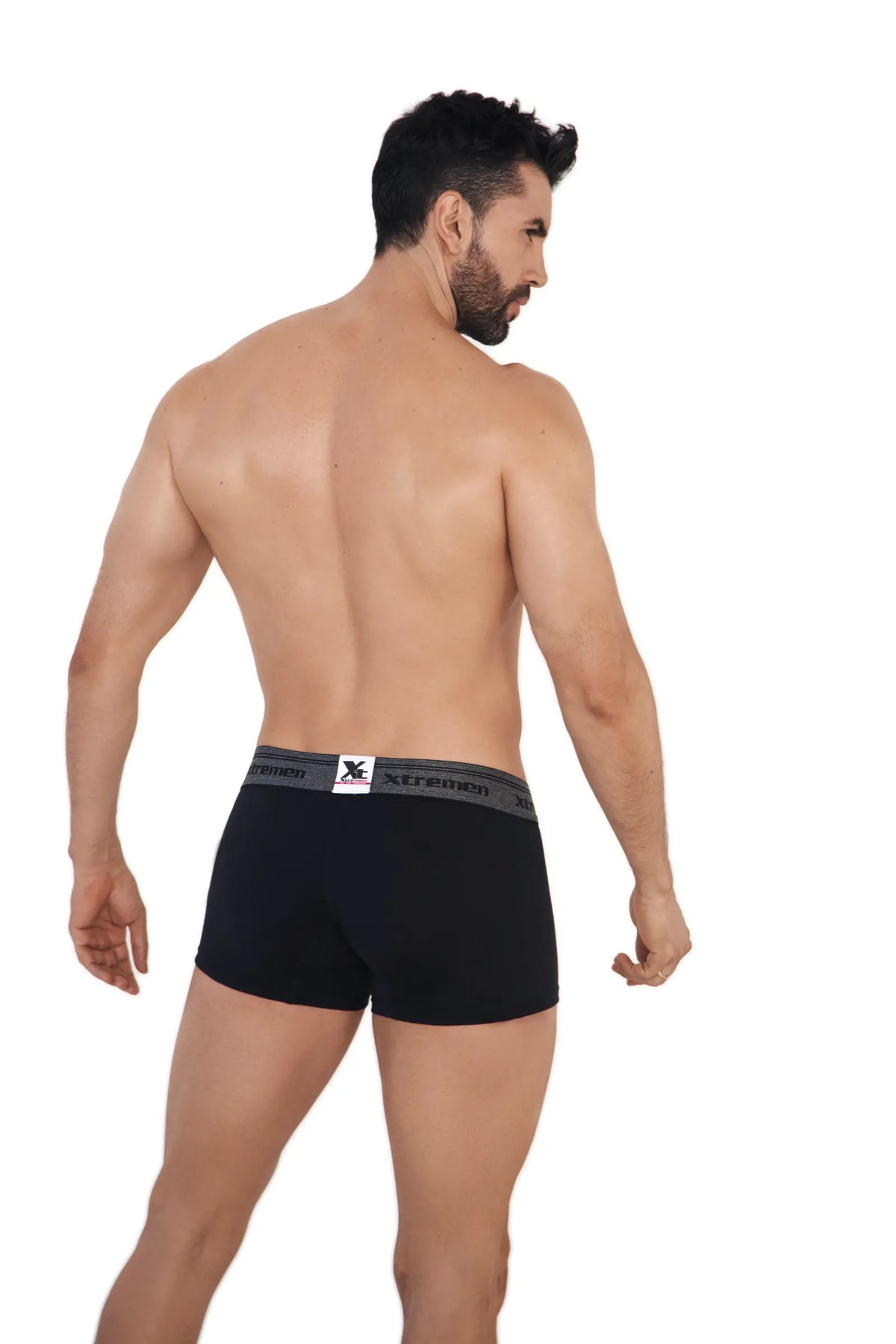 BOXER CLASICO ALGODÓN FONDO ENTERO NEGRO