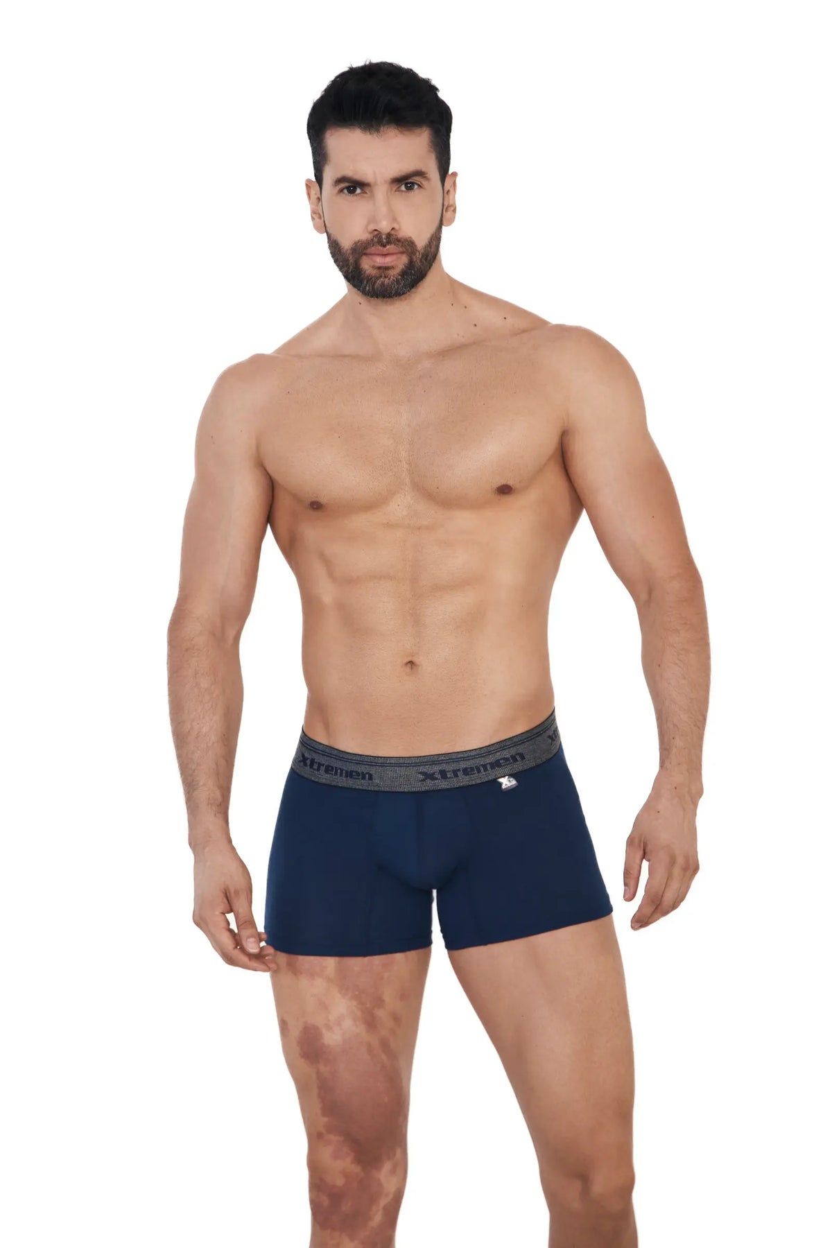 BOXER CLASICO ALGODÓN FONDO ENTERO AZUL OSCURO