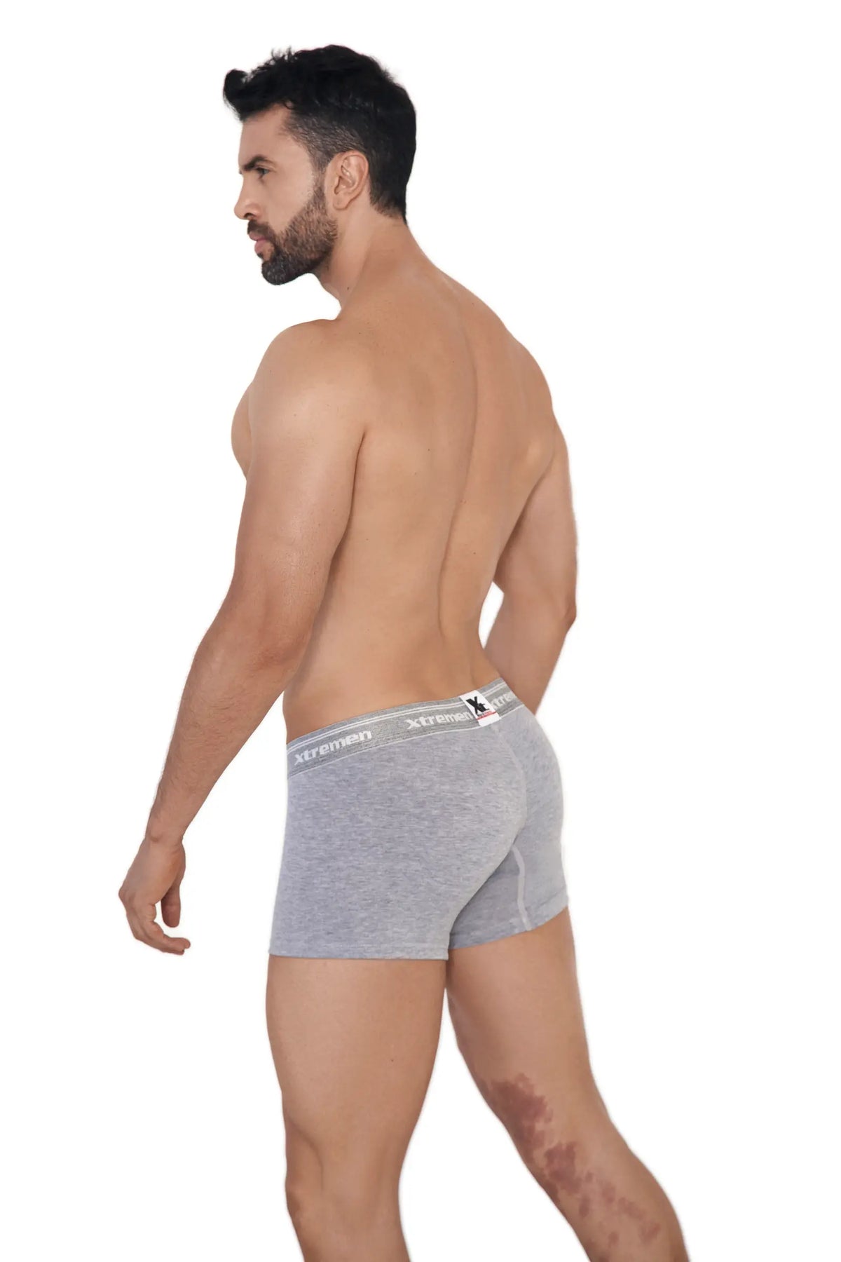 BOXER CLASICO ALGODÓN FONDO ENTERO JASPE