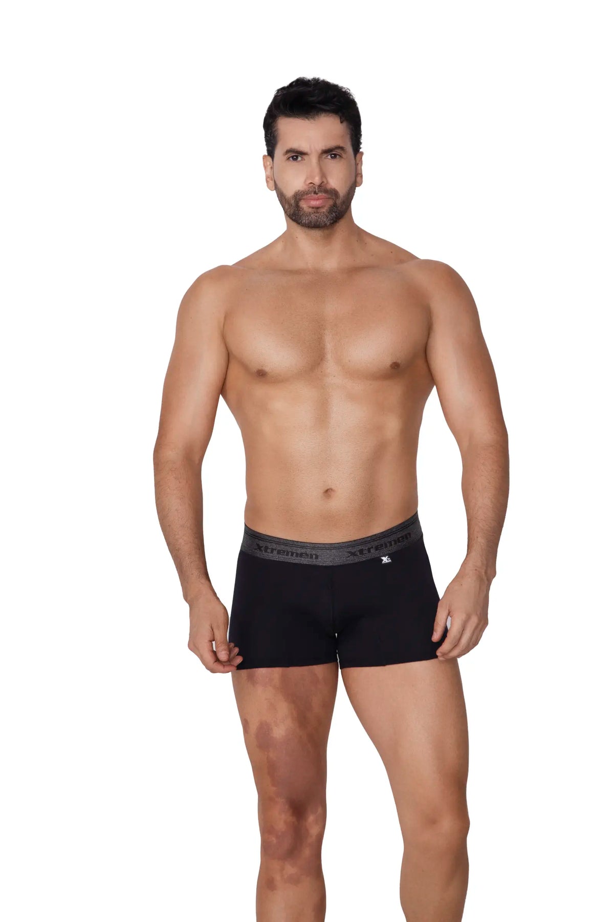 BOXER CLASICO ALGODÓN FONDO ENTERO NEGRO