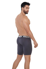 BOXER DEPORTIVO MICROFIBRA FONDO ENTERO GRIS OSCURO