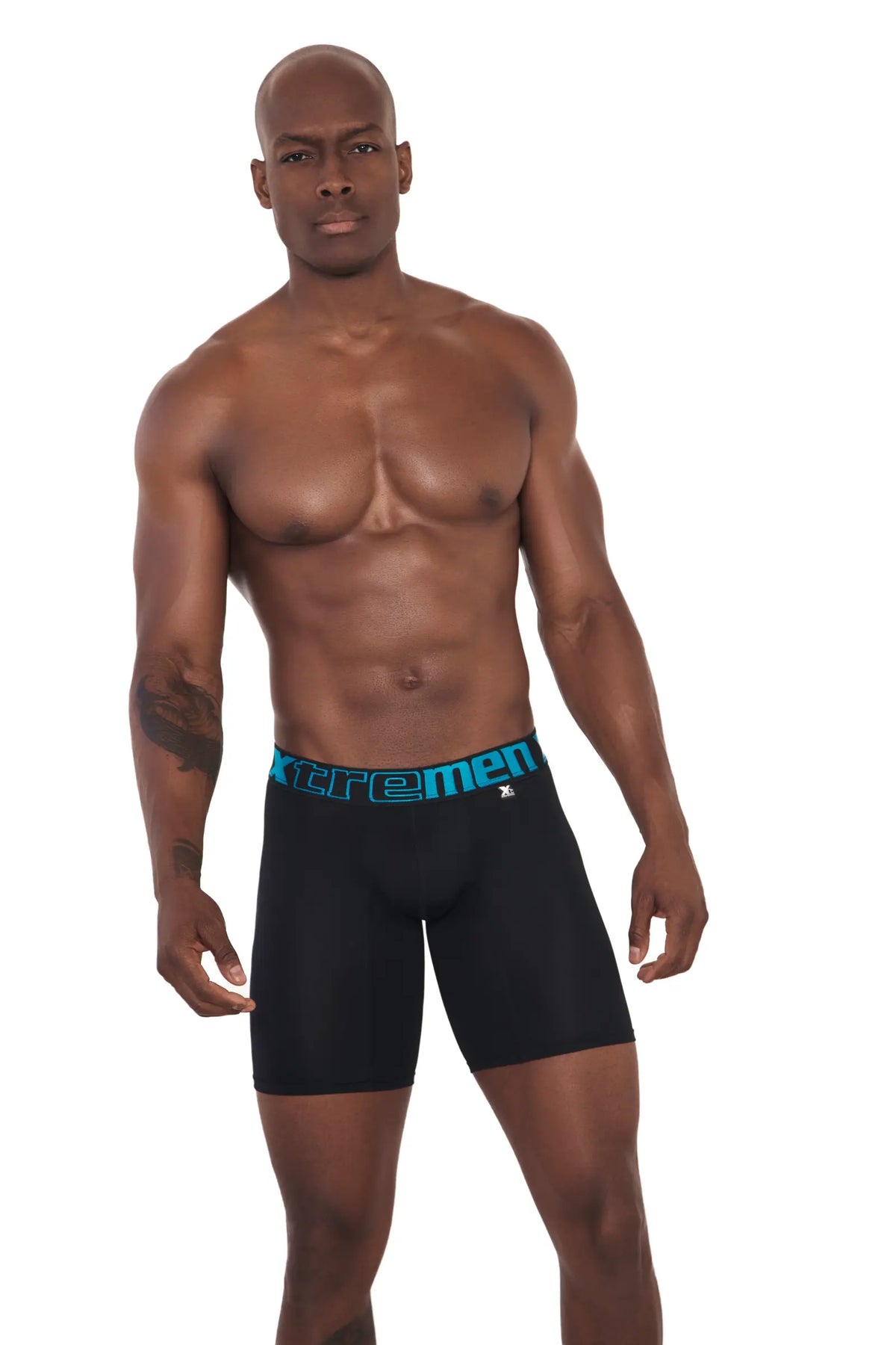 BOXER DEPORTIVO MICROFIBRA FONDO ENTERO NEGRO