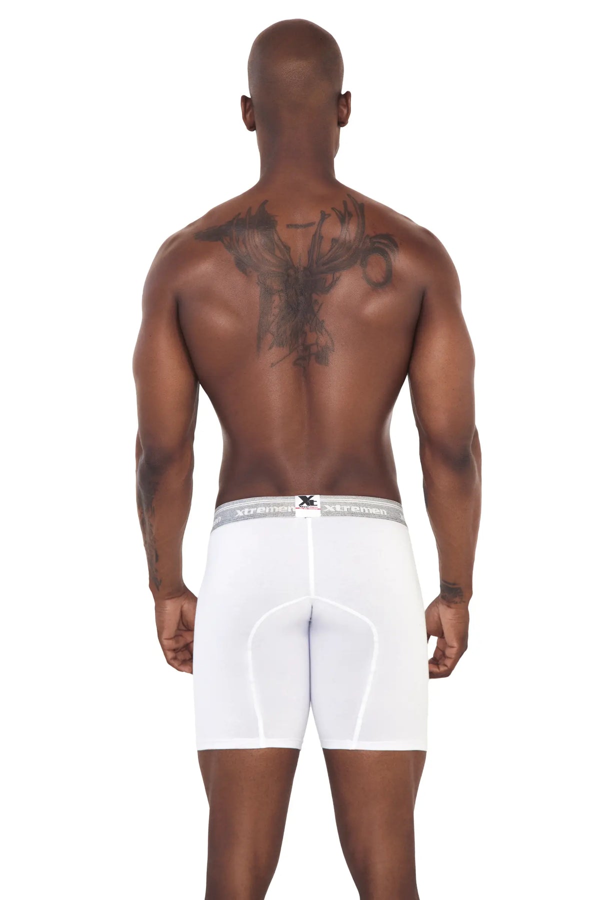 BOXER ALGODÓN DEPORTIVO FONDO ENTERO BLANCO