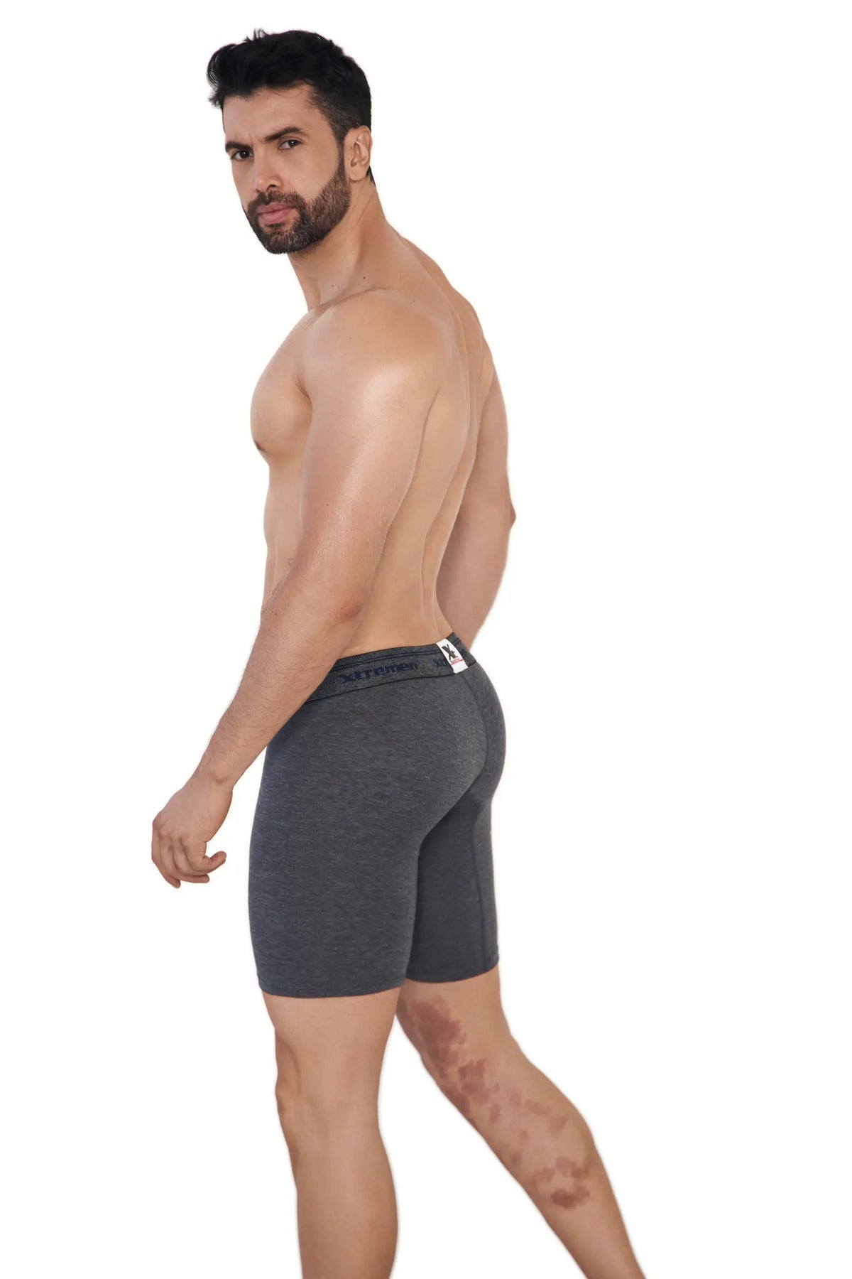 BOXER ALGODÓN DEPORTIVO FONDO ENTERO GRIS CROSS