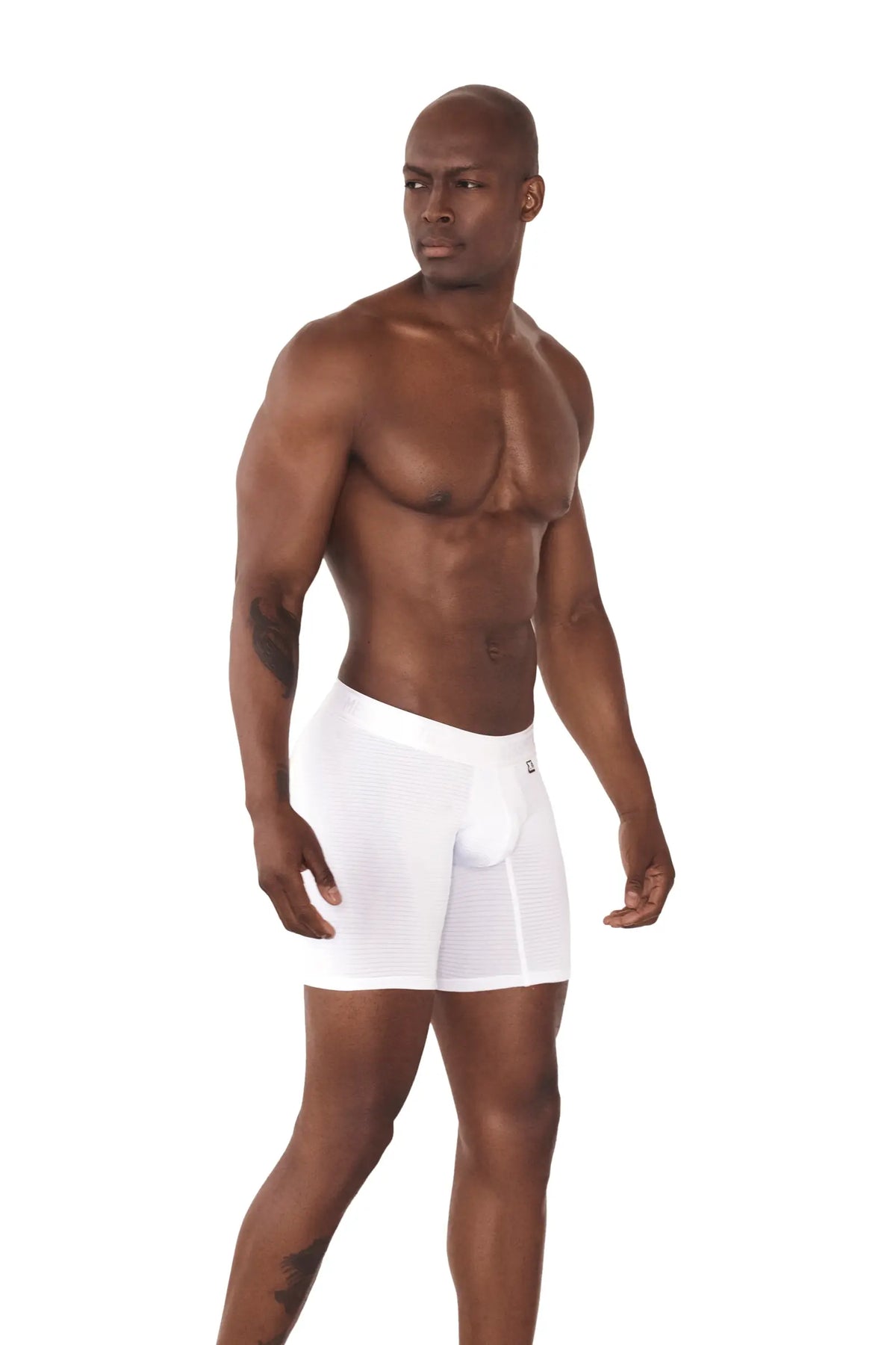 BOXER MICROFIBRA JACQUARD DESAGUJADOBLANCO
