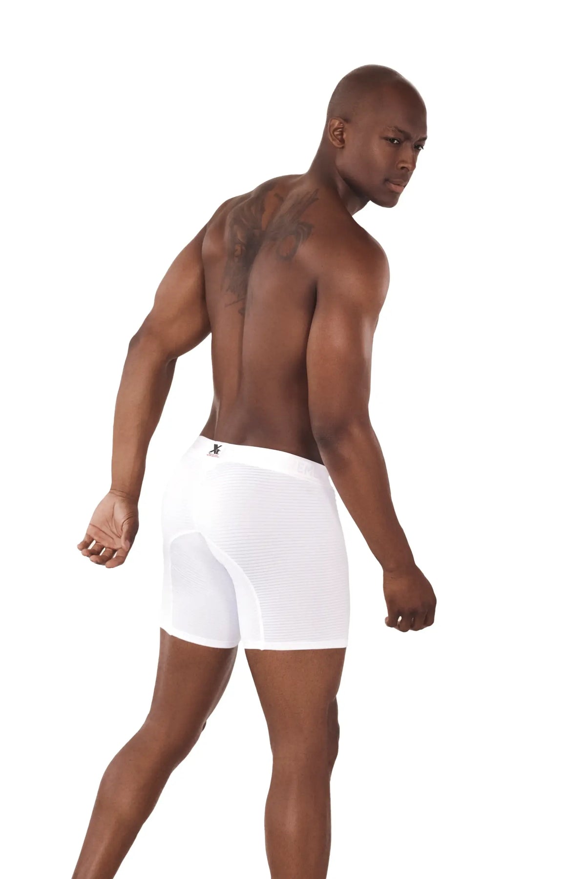 BOXER MICROFIBRA JACQUARD DESAGUJADOBLANCO