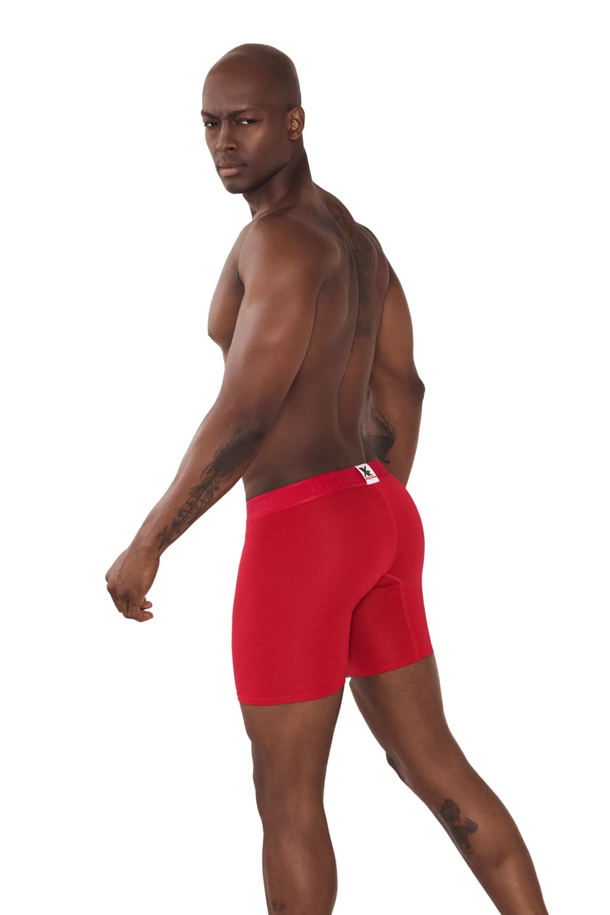 BOXER MICROFIBRA JACQUARD DESAGUJADOROJO