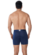 BOXER MICROFIBRA JACQUARD BLOQUESAZUL OSCURO