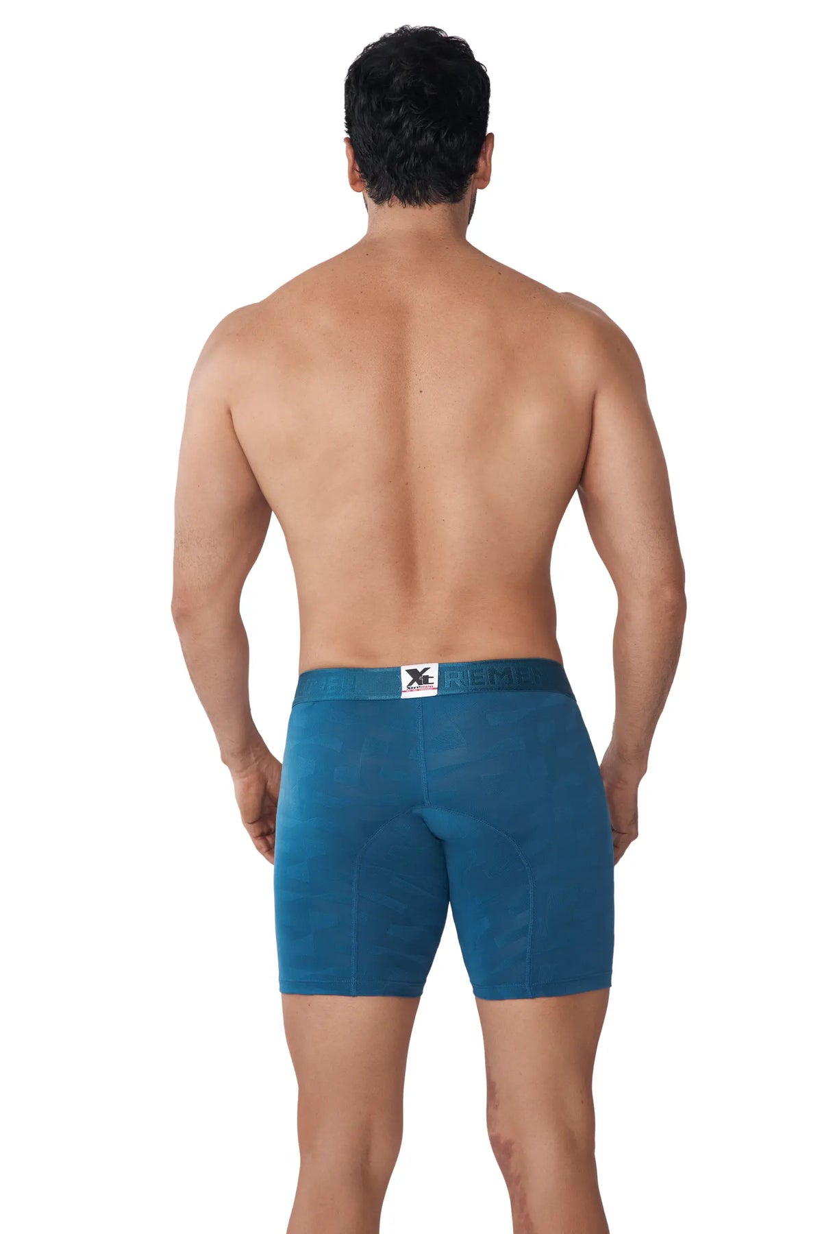 BOXER MICROFIBRA JACQUARD BLOQUES PETROLEO