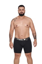 BOXER ALGODÓN FONDO ENTERO EXTRAGRANDE NEGRO