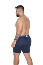 BOXER MICROFIBRA JACQUARD EXTRAGRANDE AZUL OSCURO