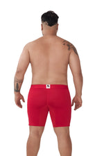 BOXER MICROFIBRA JACQUARD ESPIGA EXTRAGANDE ROJO