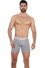 BOXER ALGODÓN PINZA UP F/ENTEROGRIS JASPE