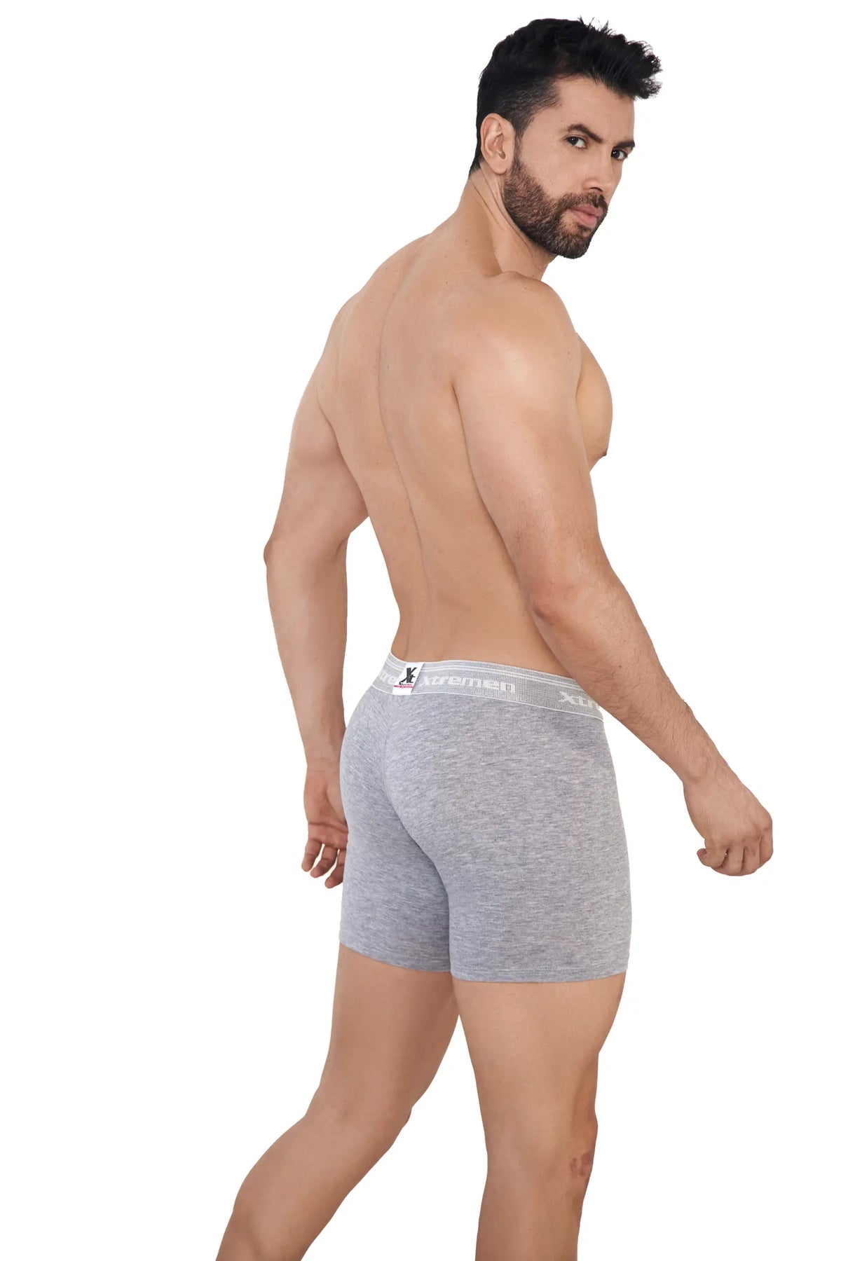 BOXER ALGODÓN PINZA UP F/ENTEROGRIS JASPE