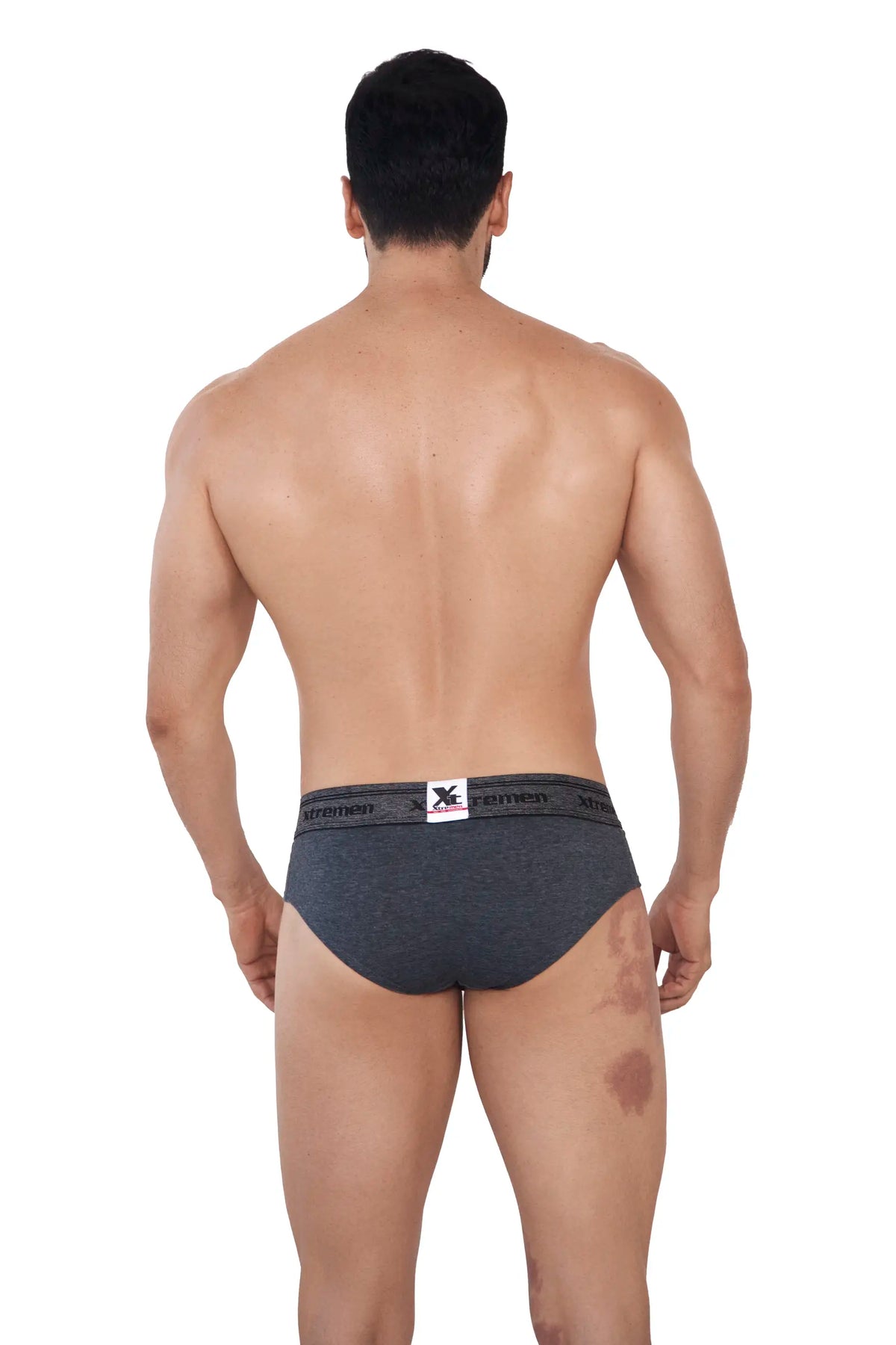 BRIEF ALGODÓN FONDO ENTERO GRIS CROSS