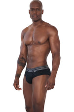 BRIEF ALGODÓN FONDO ENTERO NEGRO