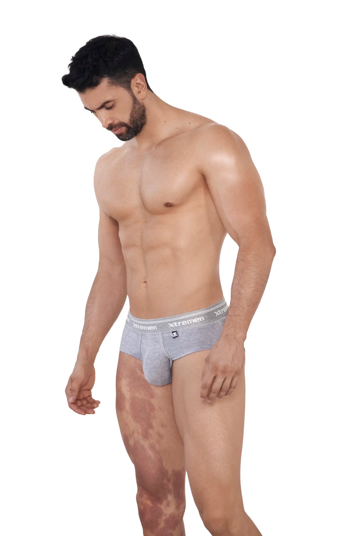 BRIEF ALGODÓN FONDO ENTERO JASPE