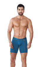 BOXER MICROFIBRA JACQUARD BLOQUES PETROLEO