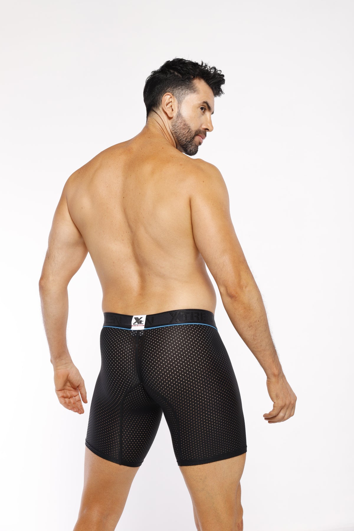 BOXER DEPORTIVO MICROFIBRA MALLA NEGRO