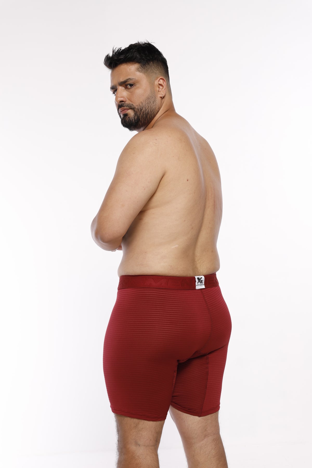 BOXER MICROF JACQUARD EXTRAGRANDE VINO