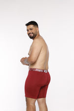 BOXER CLASICOEXTRAGRANDE MICROFIBRAJACQUARDNAIPE VINO