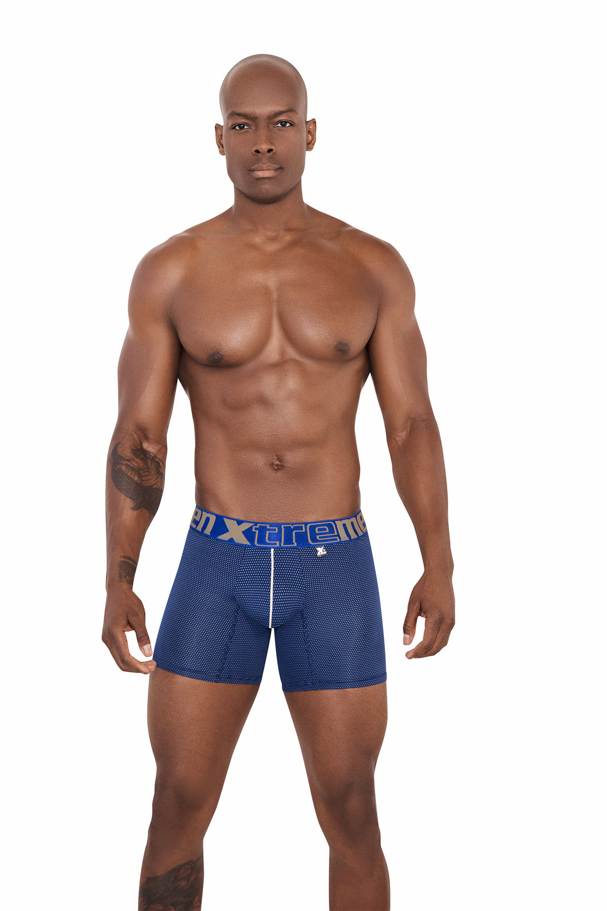 BOXER CLASICO FULL MICROFIBRA AZUL OSCURO