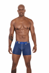 BOXER CLASICO FULL MICROFIBRA AZUL OSCURO