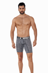 BOXER DEPORTIVO MICROF JASPED NEGRO