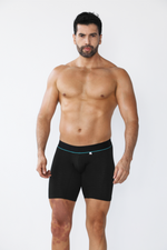 BOXER MICROFIBRA JACQUARD CUBOS NEGRO