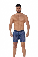 BOXER CLÁSICO LARGO MICROFIBRA SUBLIMADO CADENAS AZUL OSC