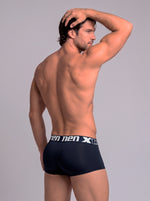BOXER CORTO MICROFIBRA AZUL OSCURO