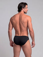 BRIEF SEXY MICROFIBRA JACQ DESAGUJADA NEGRO