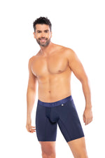 BOXER CLASICO LARGO NYLON AZUL OSC