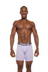 BOXER CLASICO LARGO MICROFIBRA JACQUARD RAYO  BLANCO