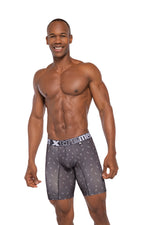 BOXER CLÁSICO LARGO MICROFIBRA SUBLIMADO TUCAN GRIS OSC