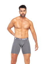 BOXERCLÁSICO LARGO MICROFIBRA NAIPE GRIS OSC