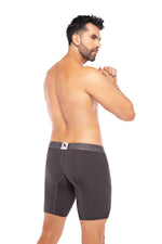 BOXER CLASICO LARGO NYLON GRIS OSC