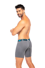 BOXER CLÁSICO LARGO MICROFIBRA JACQUARD RAYOGRIS OSC
