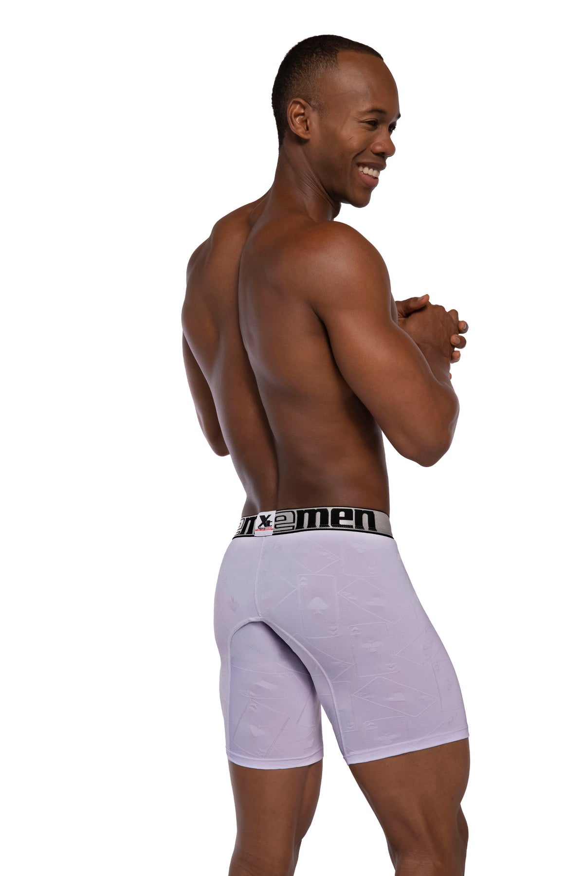 BOXERCLASICO LARGO MICROFIBRA NAIPE BLANCO