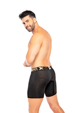 BOXERCLÁSICO LARGO MICROFIBRA NAIPE NEGRO