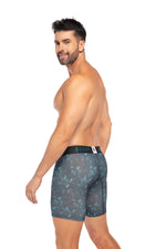 BOXER CLÁSICO LARGO MICROFIBRA SUBLIMADO THAI NEGRO