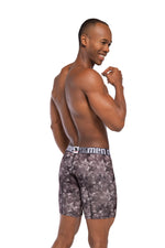 BOXER CLÁSICO LARGO MICROFIBRA SUBLIMADO THAI GRIS OSC