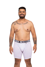 BOXER CLASICOEXTRAGRANDE MICROFIBRAJACQUARDNAIPE BLANCO