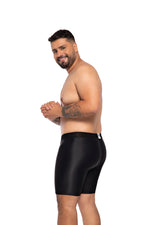 BOXER CLASICO EXTRAGRANDE MICROFIBRA NYLON NEGRO