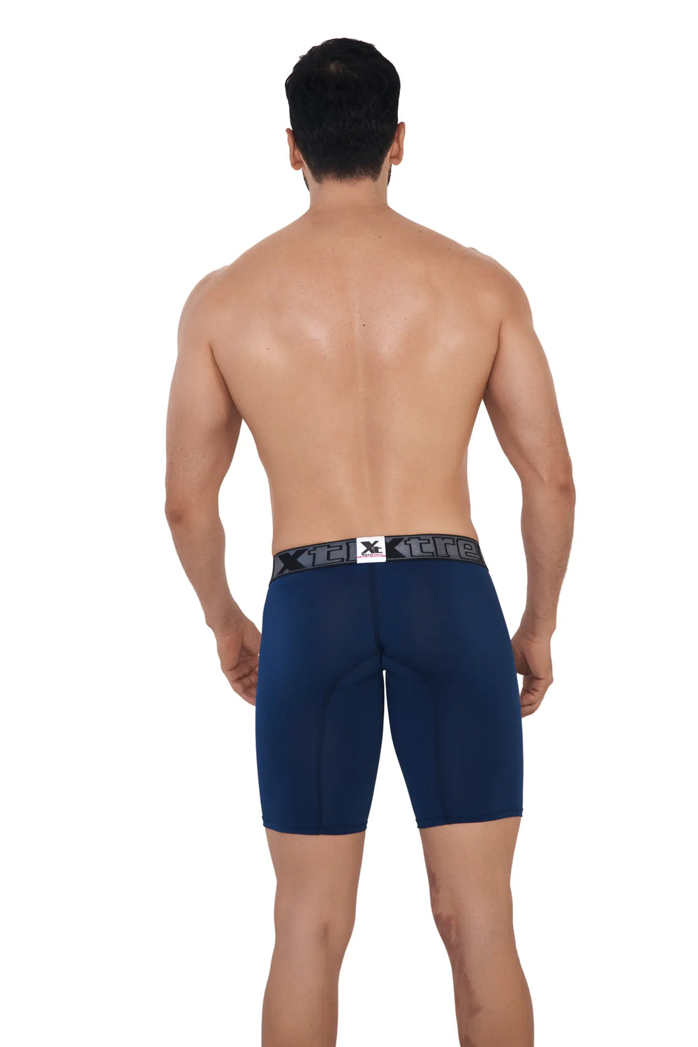 BOXER DEPORTIVO MICROFIBRA FONDO ENTERO AZUL OSCURO