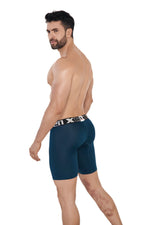 BOXER DEPORTIVO MICROFIBRA FONDO ENTERO PETROLEO